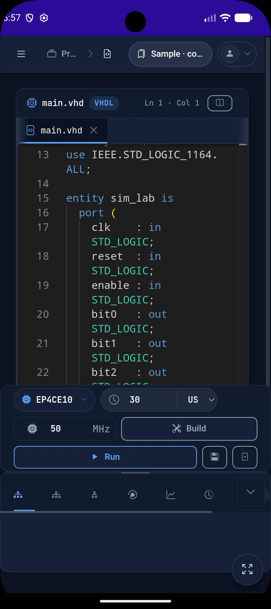 Kmila on mobile (Android).
